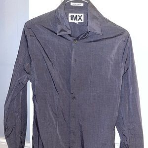 Express Dress Shirt / XS / Extra Slim Fit / Gray